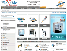 Tablet Screenshot of flexiblescientific.com